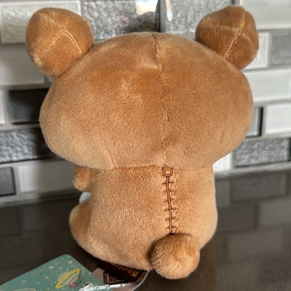 🪐San-X RILAKKUMA HOLDING PLANET Sitting Plush 5”Kawaii / Limited Edition NEW🪐 - Picture 8 of 16